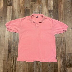 WEK Vintage Button-Up Salmon